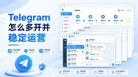 Telegram怎么多开?手机电脑多账号登录